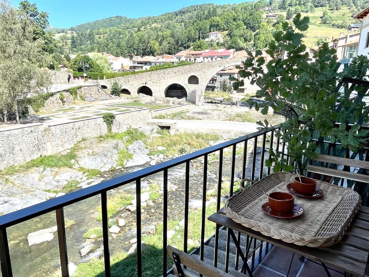 Apartamento Colgante Al Rio Con Vistas Al Puente Camprodon Exteriér fotografie