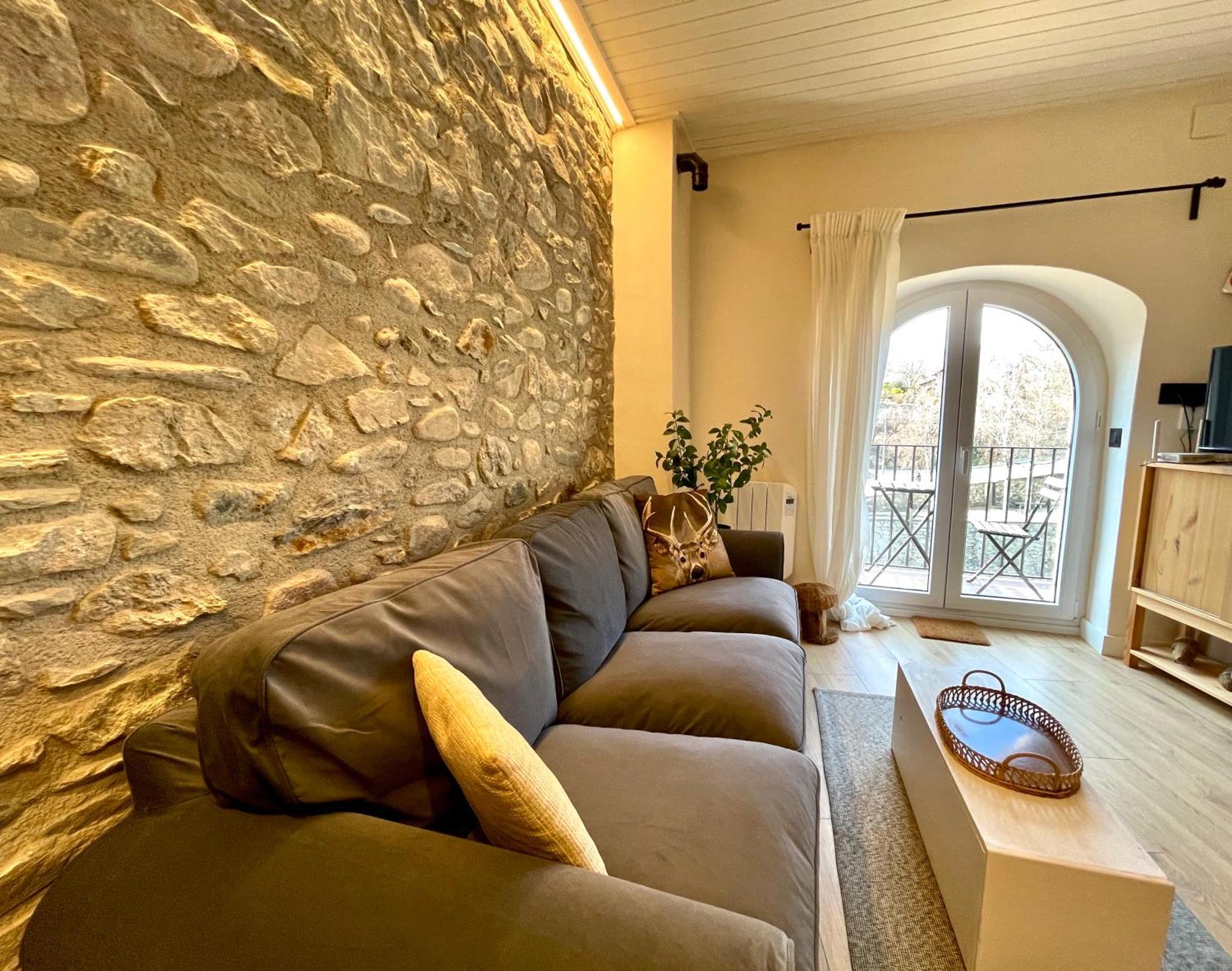 Apartamento Colgante Al Rio Con Vistas Al Puente Camprodon Exteriér fotografie