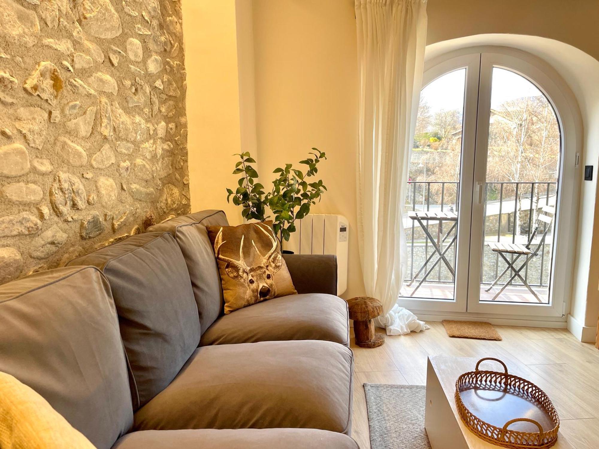 Apartamento Colgante Al Rio Con Vistas Al Puente Camprodon Exteriér fotografie